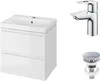 VBChome Kúpeľňový nábytok 50 cm biely s batériou GROHE Náhľad obrázku produktu 4