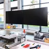 DURABLE Uchwyt PRO do 2 monitorów, mocowanie do blatu, Podgląd zdjęcia produktu 19