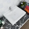 vidaXL Luxus-Waschbecken Keramik Rechteckig Weiß mit Produktbild-Vorschau 10
