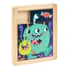Jeu - Petit puzzle à pousser en bois Voir les images du produit 2