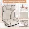 COSTWAY Klappbarer Relaxsessel bis 150 kg, Bodenstuhl mit Produktbild-Vorschau 6