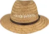 Luftiger leichter Kinder Strohhut Traveller Hut aus 100% Stroh mit Kunstleder-Garnitur von Hut-Breiter in beige Náhled obrázku produktu