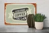 Holzschild Kaffee 30x20cm extra strong Coffee Produktbild-Vorschau 4