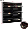 Merax Schuhschrank Schuhablage mit 6 Klappen, Schuhkipper Produktbild-Vorschau 7