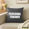 Huuraa Kissenbezug Personal Trainer Training 40x40cm Steel Produktbild-Vorschau 2