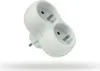 2-Steckdosen-Verteiler mit geerdetem Stecker weiß Elgotech Produktbild-Vorschau 3