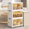Boîte de rangement Pliable avec roulettes 3 niveaux Voir les images du produit 4