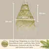Pendelleuchte Bayamo | Boho Hängelampe aus Doumpalmenblatt Produktbild-Vorschau 3