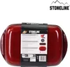 The image shows the packaging of a red baking dish, with product information and branding visible. Produktbild-Vorschau
