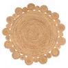 Teppich Rund Wohnzimmer Jute Boho Ethno Muster Modern Produktbild-Vorschau 6