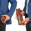 Leder Geldbörse Herren Portemonnaie RFID Querformat Produktbild-Vorschau 9