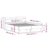 VidaXL 3207440, Eiche, 145 cm, 193 cm, 70 cm, 1400 x 1900 Produktbild-Vorschau 7