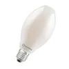 A white LED light bulb with a silver screw base, set against a white background. Produktbild-Vorschau