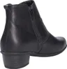 A side view of a black leather boot. Anteprima dell’immagine prodotto