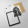 Gerahmtes Poster - Schwarzer Rahmen - Frau ethnisch Schmuck Produktbild-Vorschau 4