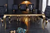 Eleganter Design Esstisch MODERN BAROCK 180cm schwarz gold Produktbild-Vorschau 4