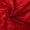 A close-up, textured view of red velvet fabric, likely a Christmas sack. Produktbild-Vorschau