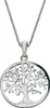 Damen Anhänger mit Kette 925 Sterling Silber Lebensbaum - Produktbild-Vorschau 1
