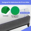 Spannbettlaken Frottee 70x160 cm Grasgrün mit Gummizug aus Produktbild-Vorschau 7