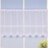 Scheibengardine Meterware Voile Stickerei Ornamente nähfrei Produktbild-Vorschau 4