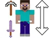 Mattel Minecraft Actionfigur Steve 8 cm – Bewegliche Produktbild-Vorschau 9