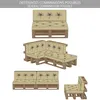 VOUNOT® Palettenkissen 4er Set für Indoor und Outdoor, Produktbild-Vorschau 4