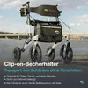 Helavo Rollator mit Pannensicheren Vollgummireifen für Produktbild-Vorschau 6