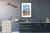 MuchoWow® MuchoWow® Gerahmtes Poster New York - Zeichnung - Produktbild-Vorschau 5