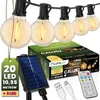 LUMILED Solar Lichterkette für Außen 10,55M G40 20x LED + 2 Produktbild-Vorschau 2