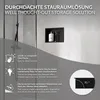 A modern bathroom shower area with a built-in niche for toiletries. Podgląd zdjęcia produktu