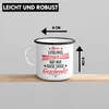 Trendation - Bester Kollege Emaille Tasse Geschenk Produktbild-Vorschau 4
