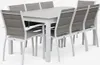 Set tavolo da giardino allungabile in alluminio con 8 Anteprima dell’immagine prodotto 2