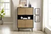 SalesFever Highboard | 4 Türen, 1 offenes Fach | MDF Eiche Produktbild-Vorschau 6