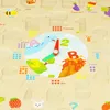 Puzzle en bois alphabet lettres chiffres et horloge Voir les images du produit 2