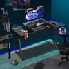 Jopassy Gaming Schreibtisch mit Mauspad, Kopfhörerhaken und Produktbild-Vorschau 1