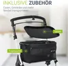 Juskys Indoor Rollator Aktiv - Tasche & Tablett - schmal & Produktbild-Vorschau 4