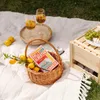 Creative Home Velikonoční koš Oválný proutěný koš s uchem Náhled obrázku produktu 2