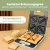 Clatronic ST 3629 biały 4 komorowy opiekacz do kanapek z 4 Podgląd zdjęcia produktu 16