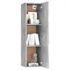 vidaXL TV-Schrank Betongrau 30,5x30x110 cm Holzwerkstoff Produktbild-Vorschau 11