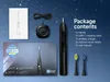 Brosse à dents électrique sonique noire avec écran LED, Voir les images du produit 9