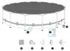 Ersatzteil Poolfolie für Steel Pro MAX 427x122cm, rund - Produktbild-Vorschau 2