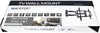 The image shows the packaging of a TV wall mount. Produktbild-Vorschau