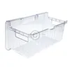 A clear plastic refrigerator drawer is shown against a white background. Produktbild-Vorschau