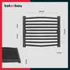 A product image showing a cast iron grate with dimensions indicated by lines and measurements. Produktbild-Vorschau