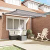 Maison Exclusive - Einziehbare Markise Hellgrau 350 x 250 Produktbild-Vorschau 3