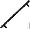 vidaXL Möbelgriffe 5 Stk. Schwarz 192 mm Edelstahl Produktbild-Vorschau 3