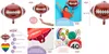 Folienballon American Football Shape braun-weiß 69 x 62 cm Produktbild-Vorschau 10