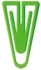 Büroklammern Super Plastiklips 250mm VE=1 Stück hellgrün Produktbild-Vorschau 2