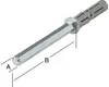 Bolzenkonsolenträger 8x80x70 mm verzinkt, 2 Stück Produktbild-Vorschau 2