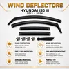 Set van 4 windschermen voor de Hyundai i30 III (2017-2024) Productafbeelding-voorbeeld 4